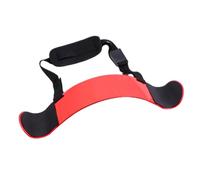 Xgdsnly Isolateur Biceps avec Sangles Rembourré Intensificateur Biceps Robuste Intensificateur Bras pour du Fitness, Rouge Vif