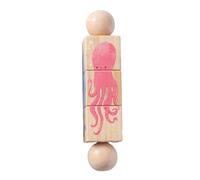 Xgdsnly Jouet Puzzle Rotatif Éducatif Enfant Bloc Construction Motricité Sécurité Bois Manipulation Adapté à La Maternelle Cognitive Activ, Style B