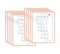 Xgdsnly Lot de 10 Tableaux Blancs Effaçables à Sec pour L'éducation Des élèves et Des Enseignants