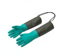 Xgdsnly Manche Étanche Gants de Travail Gants Longs Gants Antidérapants Latex Doublé Imperméable Longue Protection Contre, Gants De Protection Longs, Résistants À L Huile, Non Doublés