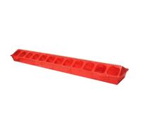 Xgdsnly Mangeoire à Grille Anti-Gaspillage Rectangulaire pour Poussins, Basse-Cour, 80cm