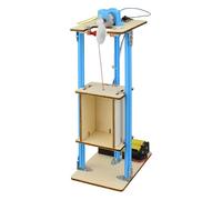 Xgdsnly Maquette d'ascenseur en Bois à Monter Soi-même, Kit Scientifique pour Enfants et Adolescents