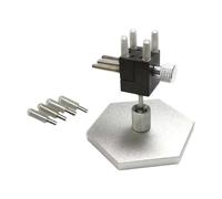 Xgdsnly Mini établi avec étau Universel En Alliage D'aluminium pour Le Modélisme, étau de Table pour L'électronique, La Bijouterie et Le Modélisme, avec base hexagonale