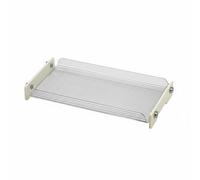 Xgdsnly Organisateur Salle Bain à Un Niveau Imperméable Plateau Vanité en Acrylique Assemblage Facile pour Comptoir, Transparent, Moyen 32 Cm X 15,5 Cm X 4 Cm