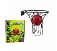 Xgdsnly Panier Basket Mural Complet Panier Basket avec Ballon D'entraînement Jeu pour Débutants, 45 CM