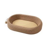 Xgdsnly Panier Tressé Ovale pour Petits Chiens, Style to 2