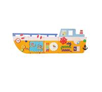 Xgdsnly Panneau D'activités Mural Motricité Fine | Jeu Mural en Forme Bateau, Éducatif, pr École Maternelle, Pits