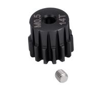 Xgdsnly Pignon Moteur En Acier Trempé, Kit D'engrenages pour Voiture RC, Accessoire de Remplacement pour Camion Chenillé, Convient à La Modification, 14T