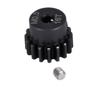 Xgdsnly Pignon Moteur En Acier Trempé, Kit D'engrenages pour Voiture RC, Accessoire de Remplacement pour Camion Chenillé, Convient à La Modification, 16T