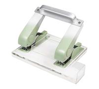 Xgdsnly Présentoir Robuste à Double Rangée avec Boîte de Rangement, Portable, pour Une Utilisation 24h/24 et 6j/7, Manuel, Idéal pour Les Brochures, Les Livre, Vert