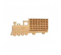 Xgdsnly Présentoir Train Mural Organisateur Pratique Support Mural Compartimenté en Bois pour Mur