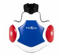 Xgdsnly Protection de Poitrine de Coquille Thoracique Plastron de Sparring Gilet d'Entraînement Panneau Frontal Profilé et Rembourrage Renforcé en Cuir PU