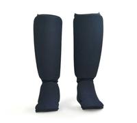 Xgdsnly Protège-Tibias avec Protection du Cou-Pied Confortables pour Combattants, Boxeurs, Entraînement d'arts Martiaux, Confrontation Libre, Array, Noir, S