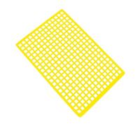 Xgdsnly RC Car Filet Décoration Bagage Caoutchouc Souple Accessoire Fenêtre Tressé Trois Dimensions Élément Camion Crawler RC Truck Maquette Pièce Simulée Déc, Jaune