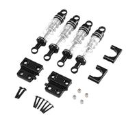 Xgdsnly RC Monture Amortisseur Métal pour Voiture Télécommandée Kit Accessoires Upgrades Support Pull Rod Montage Liens Convient pour RC Crawler Aventure Hors, Noir