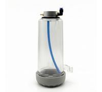 Xgdsnly Réservoir Sablage avec Support Transparent Réservoir Sablage Facile à Transporter Sableuse Mobile pour Artistes, Maquettistes, Établi, Atelier