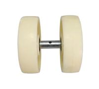 Xgdsnly Roue Transpalette En Nylon Stable Roue Transpalette avec Roulement Faible Usure Roulette pour Atelier, Grand Ensemble De Roues En Nylon
