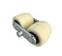 Xgdsnly Roue Transpalette En Nylon Stable Roue Transpalette avec Roulement Faible Usure Roulette pour Atelier, Petit Ensemble De Roues En Nylon
