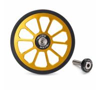 Xgdsnly Roulette Vélo Pliant Compacte, Or, 72mm