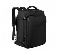 Xgdsnly Sac à Dos de Déplacement D'affaires Sangle Bagage Grand Sac à Dos Cabine Sangles Rembourrées Bagagerie pour Fin de Semaine, Noir, Noir