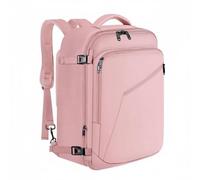 Xgdsnly Sac à Dos de Déplacement D'affaires Sangle Bagage Grand Sac à Dos Cabine Sangles Rembourrées Bagagerie pour Fin de Semaine, Rose, Rose
