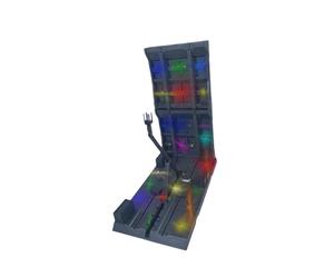 Xgdsnly Socle D'Exposition de Maquette Socle Figurine Support Organisateur LED Support Modulable pour Figurines Assemblées Idéal pour Collectionneur Bureau Sa, 15,5 cm x 28 cm x 31,5 cm