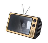 Xgdsnly Support de Téléphone, Support pour Smartphone, Extension D'écran, Organiseur de Bureau, Design Rétro Créatif en Acrylique PP, Idéal pour Les, Or
