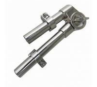 Xgdsnly Support Tom Suspendu Chromé Support Tom avec Mémoire Forme Robuste pour Instrument à Percussion