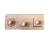 Xgdsnly Tableau D'activités En Bois - Jouet éducatif Stimulant La Motricité Fine et L'imagination - Idée Cadeau D'anniversaire, Correspondance de forme