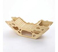 Xgdsnly Tunnel en Bois avec Rampe Multifonction Cabane Stable Jouet pour Hamsters, Petits Rongeurs, Cage, Parc, Tunnel Double Sens avec Marches