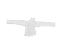 Xgdsnly Vêtement pour Figurine 1/12 Costume Miniature avec Sweat à Capuche Jupe Uniforme et Accessoires en Tissu Doux Fait Main pour Collection Jeu de Rôle Ca, Pull Blanc