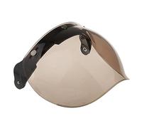 Xgdsnly Visière de Casque de Rétro avec écran Ouvert, en Polycarbonate Anti-Rayures et Imperméable, Convient Aux Adultes, Taille, Couleur 1