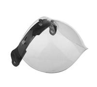 Xgdsnly Visière de Casque de Rétro avec écran Ouvert, en Polycarbonate Anti-Rayures et Imperméable, Convient Aux Adultes, Taille, Clair