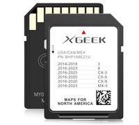 XG arte SD Navigation BHP166EZ1U Compatible avec Mazda Connect 1 System | Mazda 3 (2014-2018), Mazda 6/CX-3/MX-5 (2016-2023), CX-5/CX-9 (2016-2020), navigation GPS Plug & Play avec HUD et voix