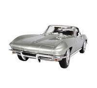 XGFFBAGB 1:18 Pour Chevrolet Corvette Collection De Décorations De Voiture En Alliage Cadeau Jouet Moulé Moulé(Gris E,Avec boîte)