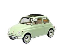 XGFFBAGB 1:18 pour Fiat 500L 1968, édition à collectionner avec porte fermée, jouet miniature moulé sous pression en métal pour cadeau (vert, sans boîte)