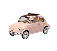 XGFFBAGB 1:18 pour Fiat 500L 1968 Porte fermée Collector Edition Métal moulé sous pression Modèle jouet cadeau (rose sans boîte)