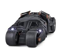 XGFFBAGB 1:18 pour Modèle De Voiture Batmobile, Jouet, Son, Lumière, Spray Coulissant, Ornements en Alliage, Cadeaux(with Box)