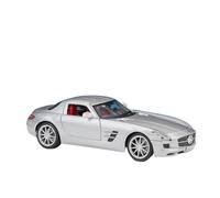 XGFFBAGB 1:18 Pour SLS GT Voiture En Alliage Modèle De Voiture Collection Décoration Cadeaux Jouet(Argent,Avec boîte)