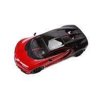 XGFFBAGB 1:18 pour voiture de sport Divo Chiron, véhicules statiques moulés sous pression, objet de collection, jouet de voiture miniature (Rosso, No Box)
