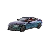 XGFFBAGB 1:24 pour M4 IM Sportscar Alliage Muscle Car Modèle Son Et Lumière Retirer Jouet À Collectionner Cadeau(Purple,with Box)