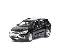 XGFFBAGB 1:32 pour BYD Chanson SUV Roues Moulé sous Pression Voiture Modèle en Métal Tirer Collection De Jouets pour Cadeau(Black,No Box)