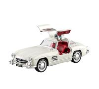 XGFFBAGB 1/32 pour Modèle De Voiture en Alliage 300SL, Jouet À Tirer avec Son Et Lumière, Objets De Collection, Cadeau(White,No Box)