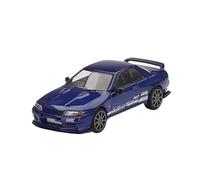 XGFFBAGB 1/64 pour GT-R Top Secret VR32 Modèle De Voiture Moulé sous Pression Bleu Métallisé(with Box)