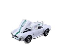 XGFFBAGB 1/64 pour Shelby 427 Cobra Vintage Car Diecast Modèle De Voiture en Métal Affichage Collection Ornements(White B,No Box)
