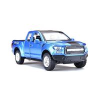 XGFFBAGB Alliage Pick-Up Car L17Cm pour Raptor-F150 Model Collection & Toy Car 4-Doors-Open W/Light N Music(Blu,No Box)