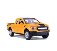XGFFBAGB Alliage Pick-Up Car L17Cm pour Raptor-F150 Model Collection & Toy Car 4-Doors-Open W/Light N Music(Yellow,No Box)