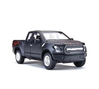 XGFFBAGB Alliage Pick-Up Car L17Cm pour Raptor-F150 Model Collection & Toy Car 4-Doors-Open W/Light N Music(Black,with Box)