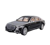 XGFFBAGB Amortisseurs en Alliage Moulé sous Pression pour Maybach S680, Échelle 1:24, Modèle De Voiture, Jouets(Silver Black,with Box)