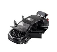 XGFFBAGB Modèle De Voiture Corolla en Alliage 1:32, Jouet À Tirer, Son Et Lumière, Ornements, Cadeau À Collectionner(Black,No Box)